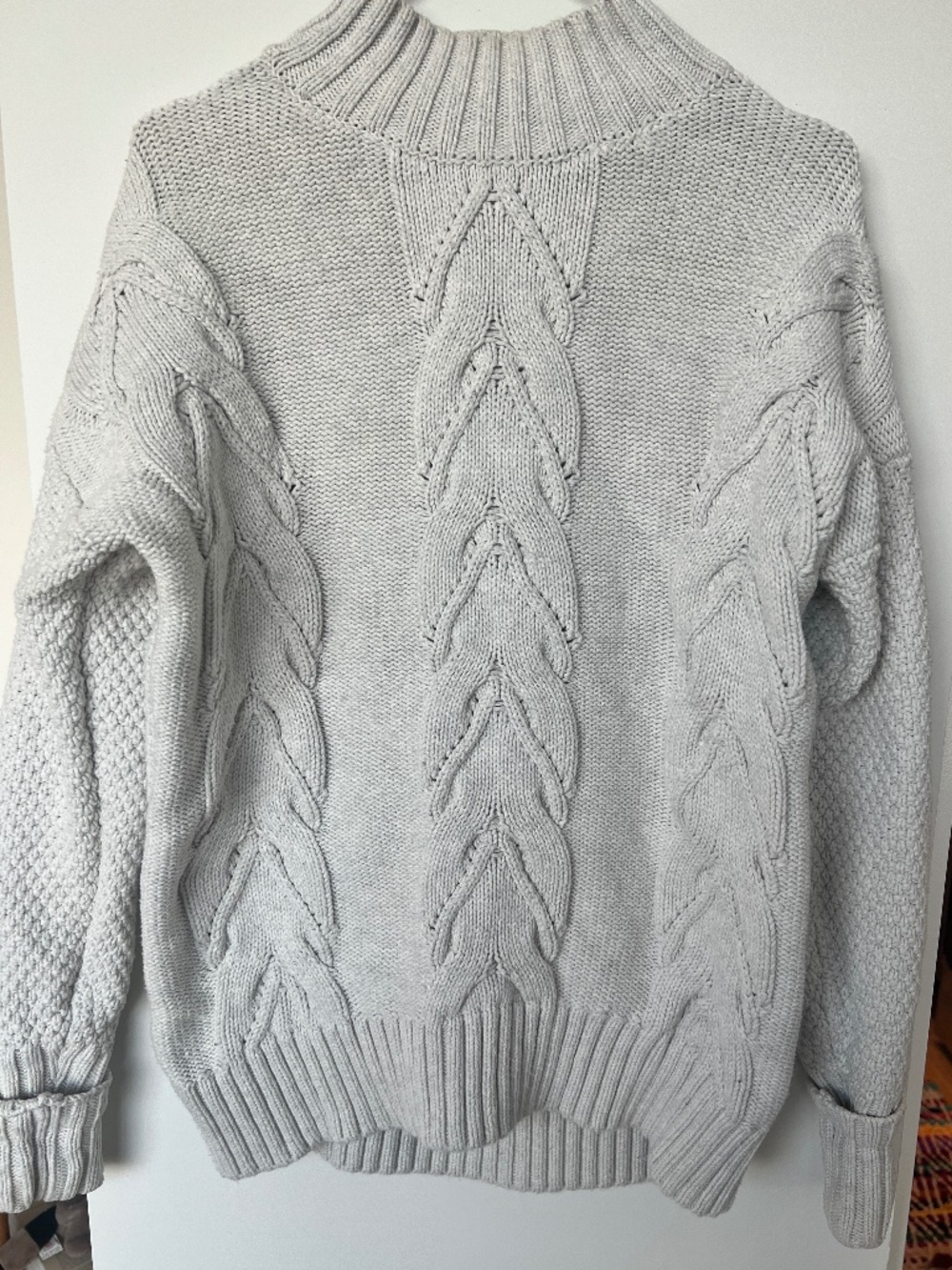 100% Cotton Cable Knit Sweater